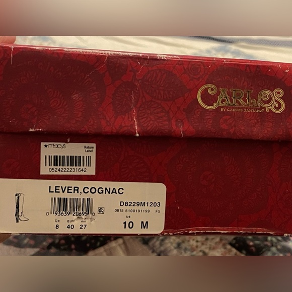 Carlos by Carlos Santana Lever fringe boots sz 10🤎 - Picture 15 of 17